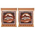 Ernie Ball 2143 Earthwood Phosphor Bronze Custom Medium Acoustic Strings 2-Pack