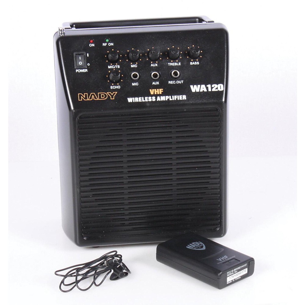 Used Nady Wa 120 Portable Pa System With Wireless Omni-Lavalier Mic Channel A 889406809314 Used Nady Wa 120 Portable Pa System With Wireless Omni-Lavalier Mic Channel A 889406809314
