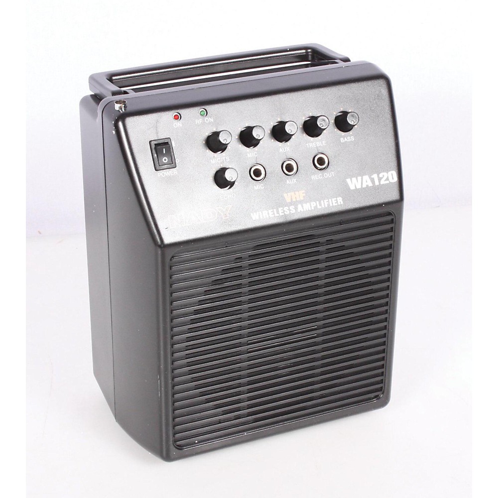 Used Nady Wa 120 Portable Pa System With Wireless Omni-Lavalier Mic Channel D 886830206375 Used Nady Wa 120 Portable Pa System With Wireless Omni-Lavalier Mic Channel D 886830206375