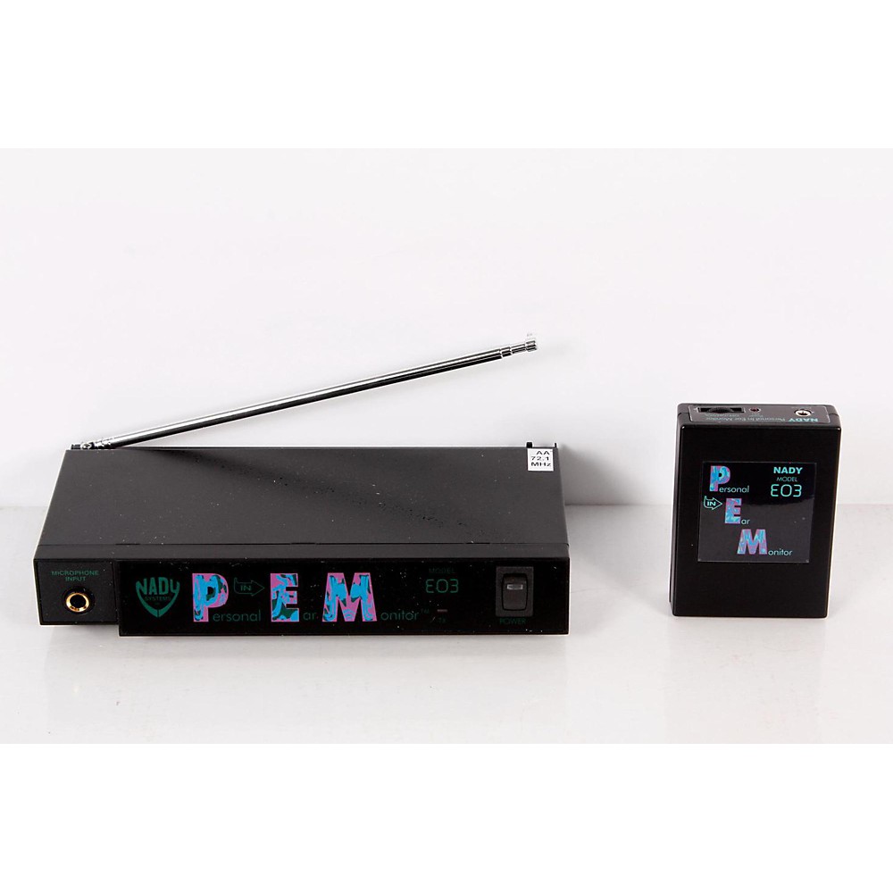 Used Nady E03 In-Ear Personal Monitor System Channel Aa 888365151304 Used Nady E03 In-Ear Personal Monitor System Channel Aa 888365151304