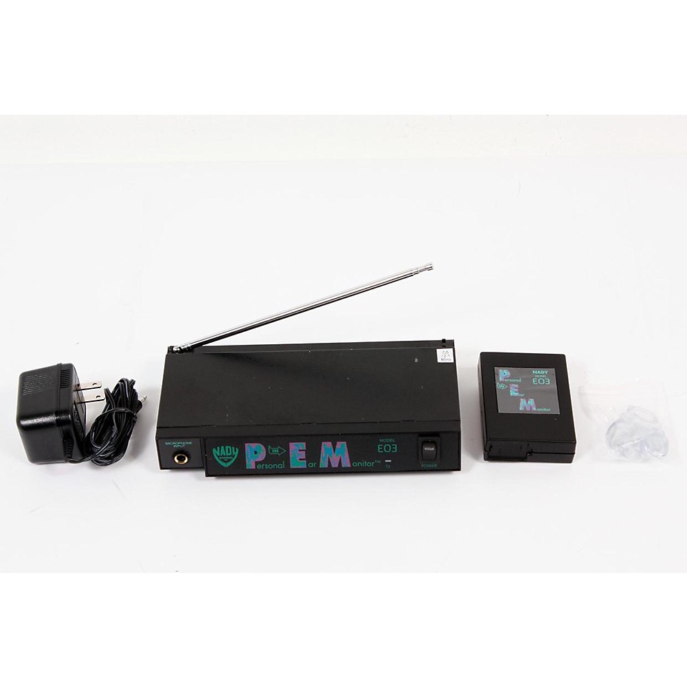 Used Nady E03 In-Ear Personal Monitor System Channel Aa 888365057750 Used Nady E03 In-Ear Personal Monitor System Channel Aa 888365057750