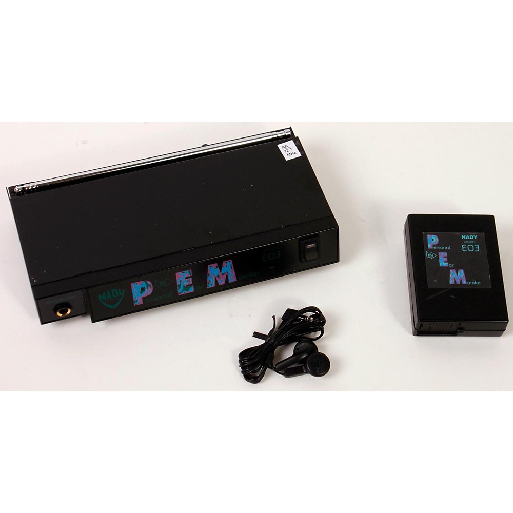 Used Nady E03 In-Ear Personal Monitor System Channel Aa 888365145501 Used Nady E03 In-Ear Personal Monitor System Channel Aa 888365145501