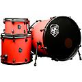 SJC Drums 3-Piece Pathfinder Shell Pack Cyber Yellow SatinFresno Red