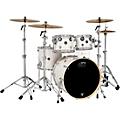 DW 4-Piece Performance Series Shell Pack Ebony Stain LacquerWhite Marine