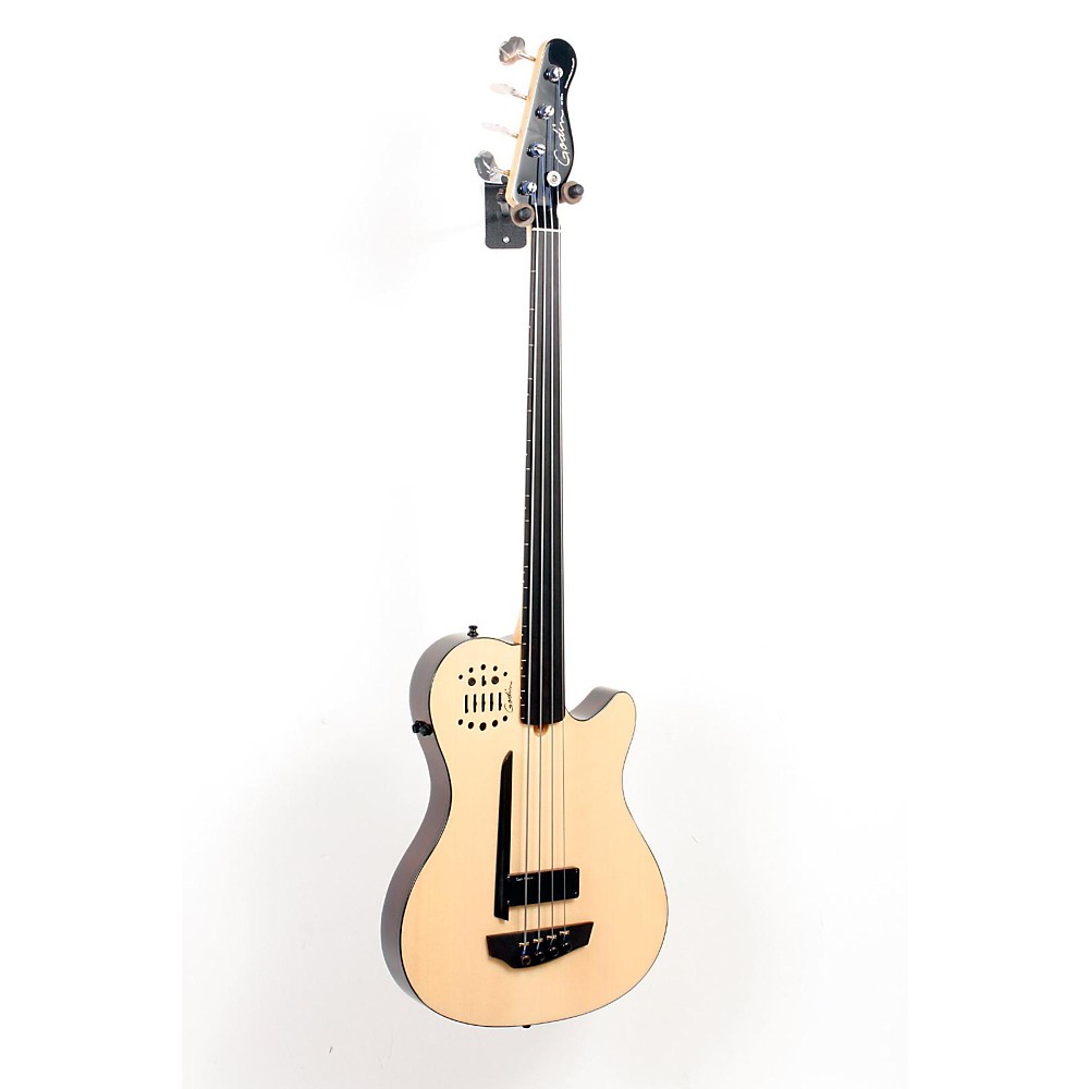 UPC 888365486338 product image for Godin A4 Ultra Natural Fretless SA Acoustic-Electric Bass Guitar Natural, Ebony  | upcitemdb.com