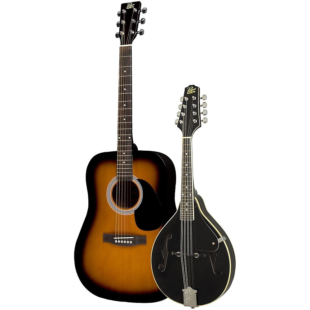 Rogue Acoustic Guitar and Mandolin Pack Sunburst Black eBay