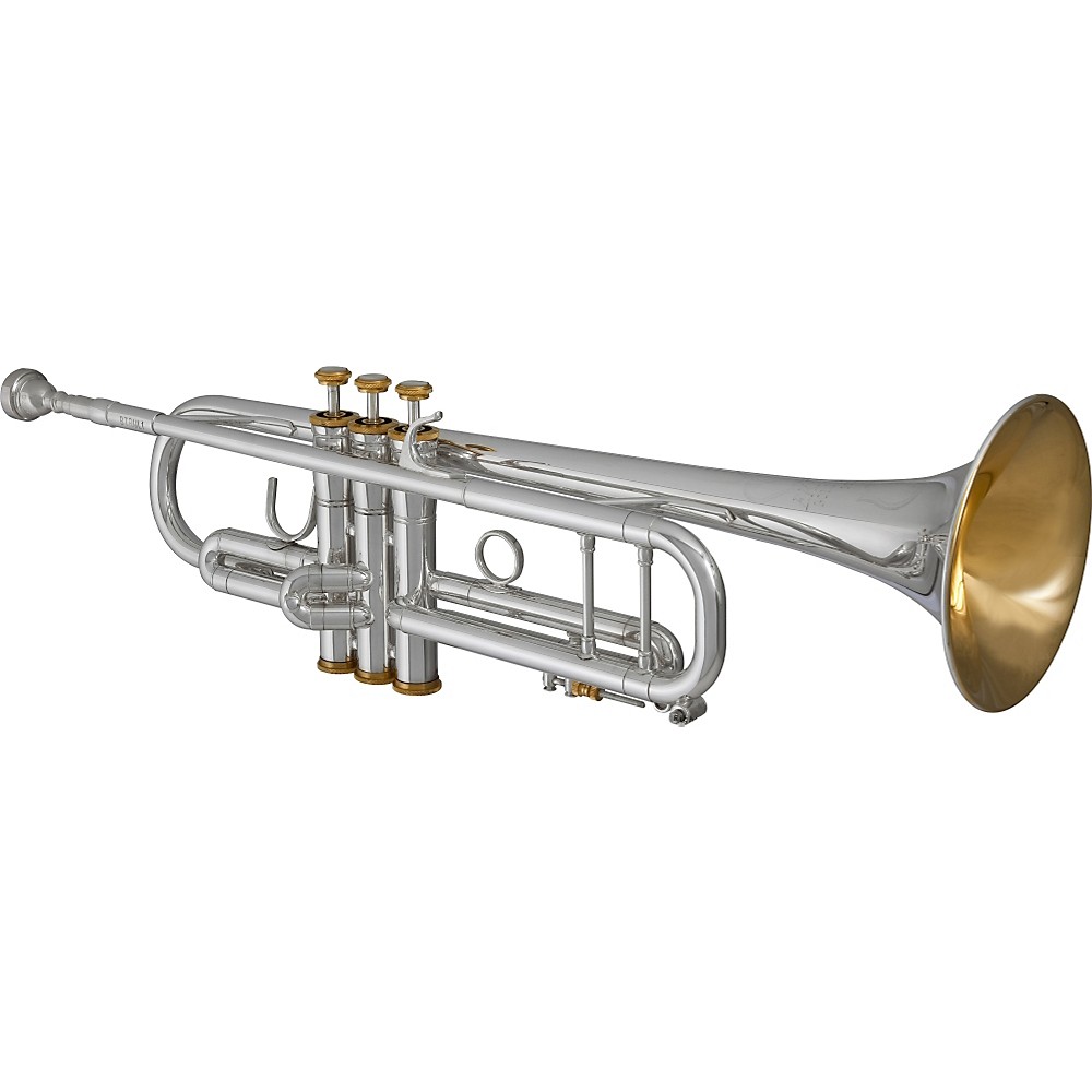 Blessing Btrml1 Artist Series Bb Trumpet Silver Gold Trim Rifflounge
