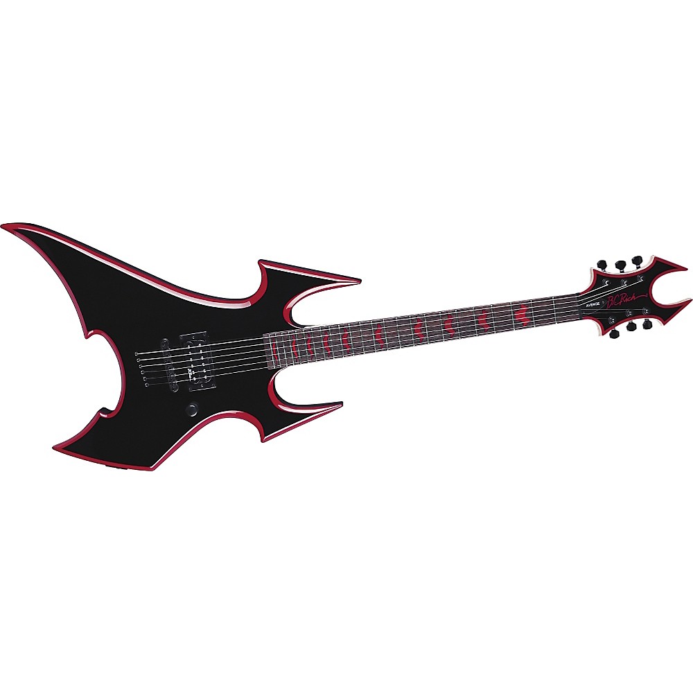 UPC 701963012597 product image for B.C. Rich Avenge SOB Electric Guitar Black with Red | upcitemdb.com