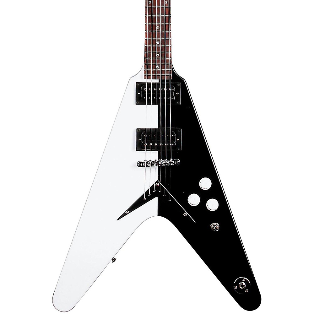 Dean Michael Schenker Standard Electric Guitar Black  White