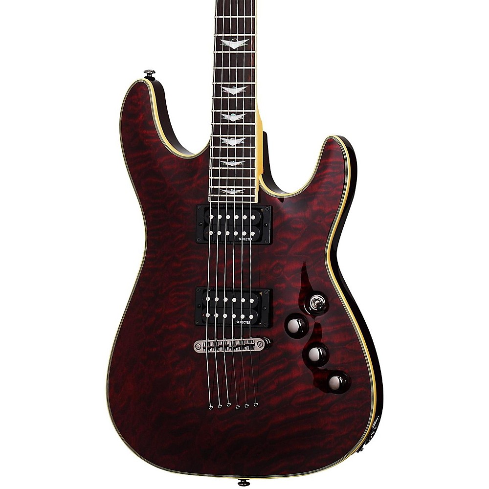 schecter guitar research omen 6 electric guitar black cherry ebay schecter guitar research omen 6 electric guitar black cherry ebay