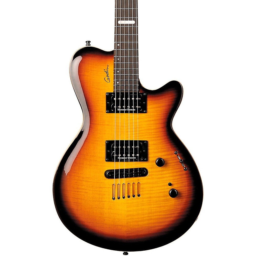 UPC 623501031054 product image for Godin Summit CT Electric Guitar Sunburst Flame | upcitemdb.com