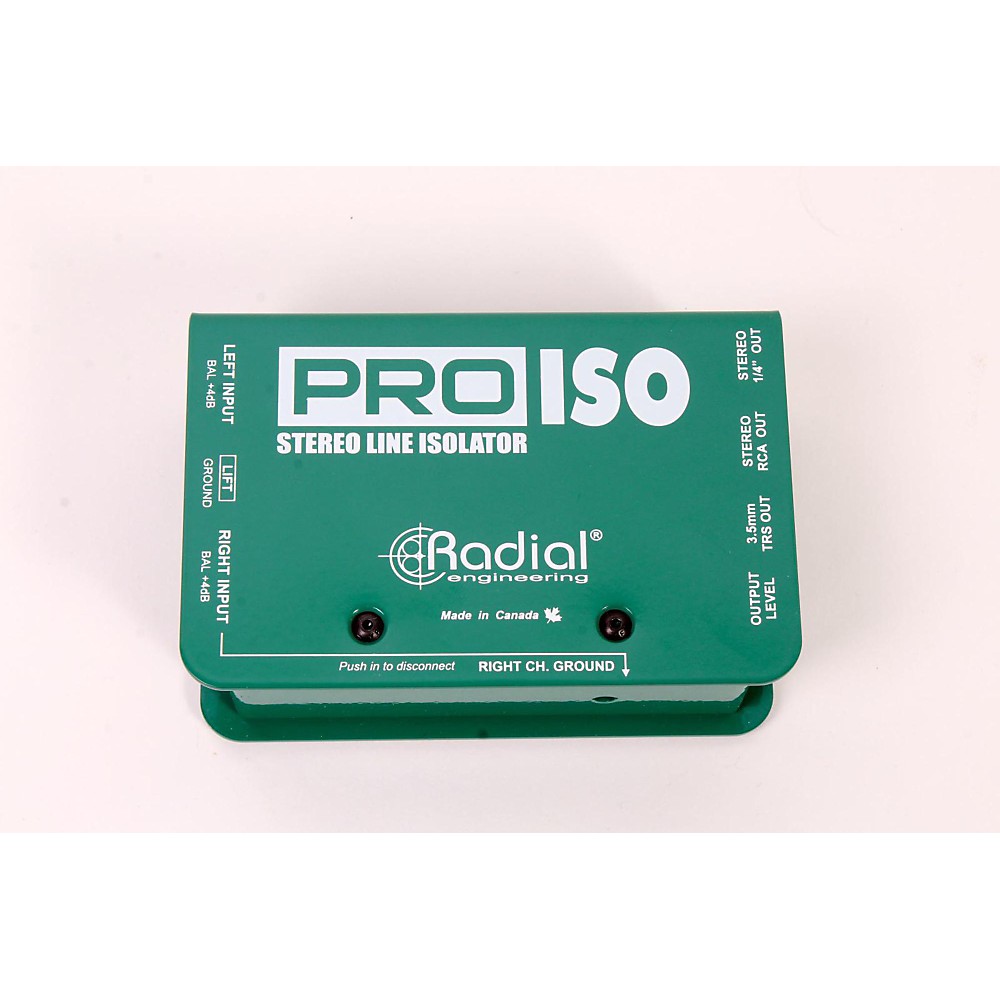 UPC 888365481241 product image for Radial Engineering PRO ISO Stereo Line Isolator +4dB to -10dB with Radial Transf | upcitemdb.com