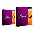 Elixir 80/20 Bronze Acoustic Guitar Strings with NANOWEB Coating, Medium (.013-.056) 2-Pack