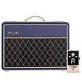 VOX AC10 Custom 10W 1x10 Limited-Edition Tube Guitar Combo Amp With KORG Pitchblack X Pedal Tuner Blue/Cream
