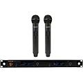 Audix AP42 OM2 Dual Handheld Wireless Microphone System with R42 Two Channel Diversity Receiver and Two H60/OM2 Handheld Transmitters Band ABand A