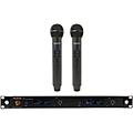 Audix AP42 OM5 Dual Handheld Wireless Microphone System with R42 Two Channel Diversity Receiver and Two H60/OM5 Handheld Transmitters Band BBand A