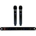 Audix AP42 VX5 Dual Handheld Wireless Microphone System With R42 2-Channel Diversity Receiver and 2 H60/VX5 Handheld Transmitters Band BBand A