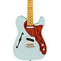 Fender American Professional II Telecaster Thinline Limited-Edition Electric Guitar Transparent Shell PinkTransparent Daphne Blue