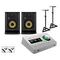 Universal Audio Apollo Solo Thunderbolt with KRK ROKIT G5 Studio Monitor Pair (Stands & Cables Included) ROKIT 8ROKIT 5