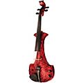 Bridge Aquila Series 4-String Electric Violin Black-BlueRed Marble