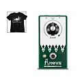 EarthQuaker Devices Arrows V2 Preamp Booster Effects Pedal and Octoskull T-Shirt Large Black