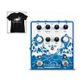 EarthQuaker Devices Avalanche Run V2 Reverb/Delay Effects Pedal and Octoskull T-Shirt Large Black