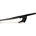 Glasser Bass Bow Fiberglass Half-Lined Frog Leatherette Grip 3/4 German -11/2 German -1
