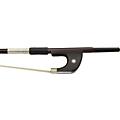 Glasser Bass Bow French Advanced Composite, Fully-Lined Ebony Frog, Nickel Wire Grip French 1/2 SizeGerman 3/4 Size