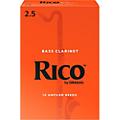Rico Bass Clarinet Reeds, Box of 10 Strength 3.5Strength 2.5