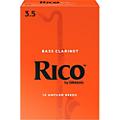 Rico Bass Clarinet Reeds, Box of 10 Strength 2.5Strength 3.5