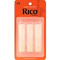 Rico Bass Clarinet Reeds, Box of 3 Strength 2.5Strength 1.5