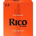 Rico Bb Clarinet Reeds, Box of 10 Strength 3Strength 2.5