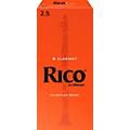 Rico Bb Clarinet Reeds, Box of 25 Strength 3.5Strength 2.5
