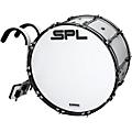 Sound Percussion Labs Birch Marching Bass Drum with Carrier - White 20 x 14 in.24 x 14 in.