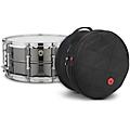Ludwig Black Beauty Snare Drum With Tube Lugs & Road Runner Bag