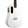 LAVA MUSIC Blue Lava Touch Acoustic-Electric Guitar With Airflow Bag Midnight BlackSail White