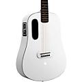 LAVA MUSIC Blue Lava Touch Acoustic-Electric Guitar With Lite Bag Midnight BlackSail White