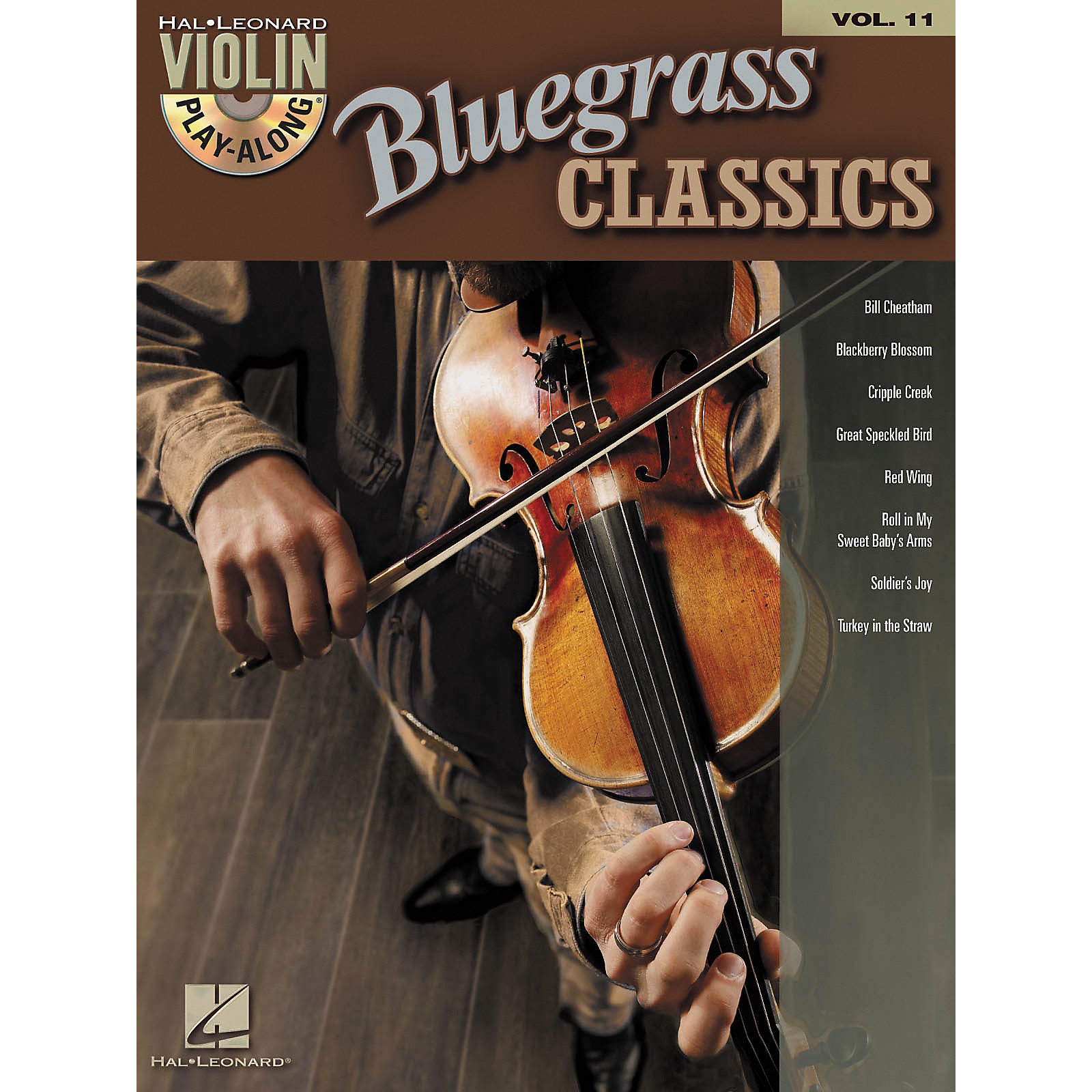 Hal Leonard Bluegrass Classics Violin Play Along Volume 11 Book CD