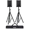 Alto Busker Battery-Powered PA Pair With Speaker Stands