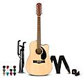 Fender CD-60SCE Dreadnought 12-String Acoustic-Electric Guitar Pack - Natural