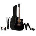 Fender CD-60SCE Dreadnought Acoustic-Electric Guitar Pack - Black