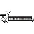 Casio CDP-S110 Compact Digital Piano With Warm Audio WA-CAB Headphone Package (Pedals/Bench/Stand Included) - Black