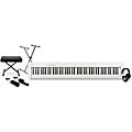 Casio CDP-S110 Compact Digital Piano With Warm Audio WA-CAB Headphone Package (Pedals/Bench/Stand Included) - White