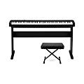 Casio CDP-S110 Digital Piano With CS-46 Stand & PL1250 Bench - Black