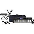 Casio CT-S400 61-key Ultra-Portable Arranger Keyboard with Tascam TH-200X Studio Headphone Package (Pedals/Bench/Stand/Bag Included)