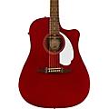 Fender California Redondo Player Acoustic-Electric Guitar NaturalCandy Apple Red