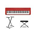 Casio Casiotone CT-S1 Keyboard With Stand & Bench - Red