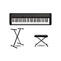 Casio Casiotone CT-S1 Keyboard With Stand and Bench WhiteBlack