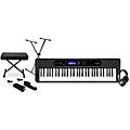 Casio Casiotone CT-S410 61-key Portable Arranger Keyboard with Warm Audio WA-CAB Headphone Package (Pedals/Bench/Stand Included)