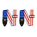 Ernie Ball Classic Jacquard Stars and Stripes Guitar Strap - 2-Pack